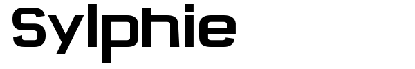 Sylphie font preview
